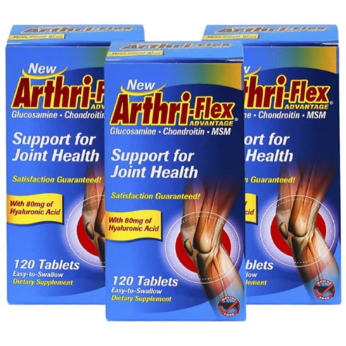 21st Century Arthri-Flex Advantage 120 Tablets Pack of 3