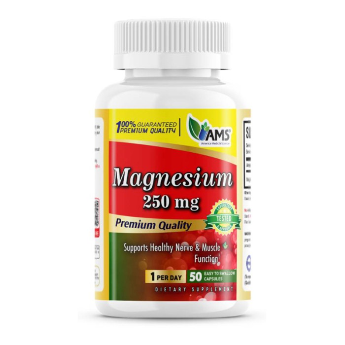 AMS Magnesium 250 mg  AMS-36578-0