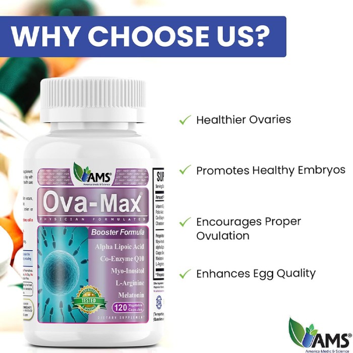 AMS Ovamax Capsules 120's