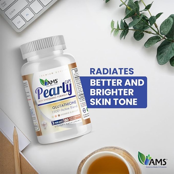 AMS Pearly Skin Whitening Capsules 60's