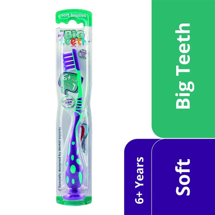 Aqua Fresh Toothbrush Big Teeth Soft 6+ Years (1's) Child