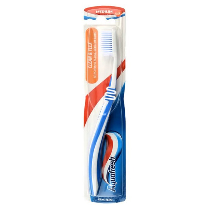 Aqua Fresh Toothbrush Clean & Flex Medium 1's