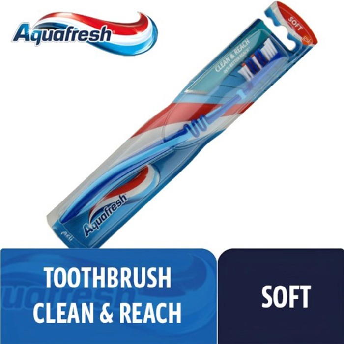 Aqua Fresh Toothbrush Clean & Reach Soft