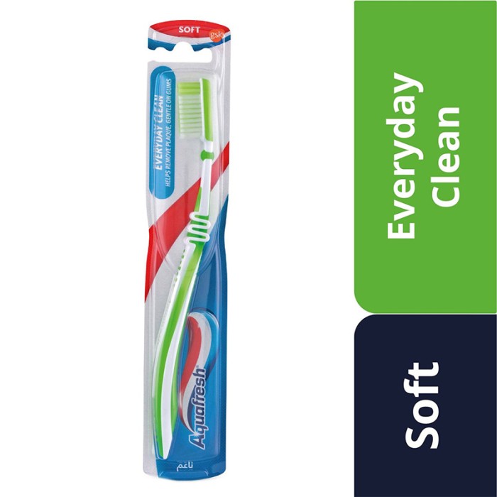 Aqua Fresh Toothbrush Everyday Clean Soft 1's