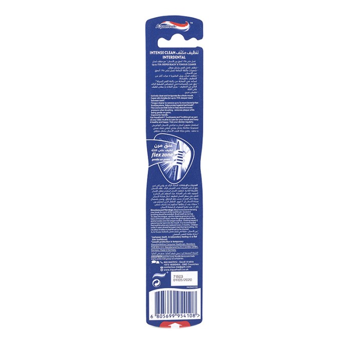 Aqua Fresh Toothbrush Intense Clean Interdental Soft 1's