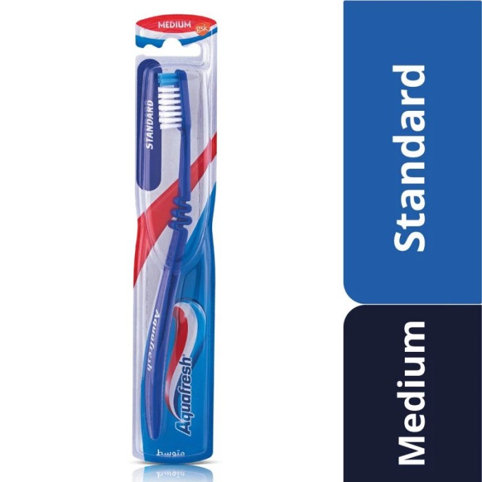 Aqua Fresh Toothbrush Standard Medium 1's