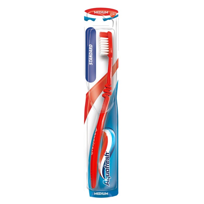 Aqua Fresh Toothbrush Standard Medium 1's