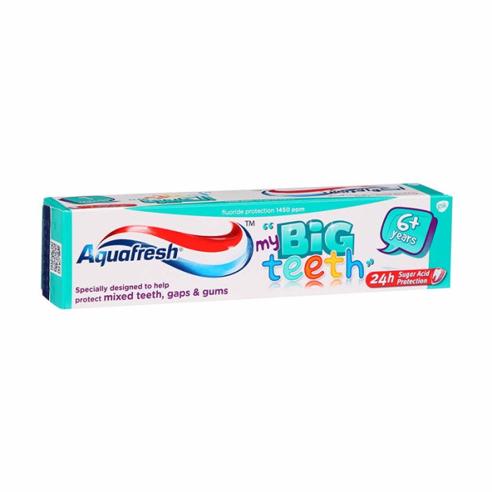 Aqua Fresh Toothpaste Big Teeth 50ml Child