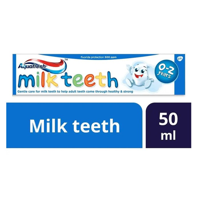 Aqua Fresh Toothpaste Milk Teeth 50ml Child