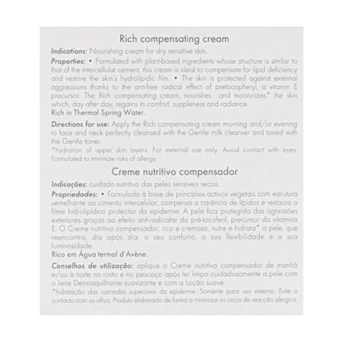 AVENE Rich Compensating Cream 50ml