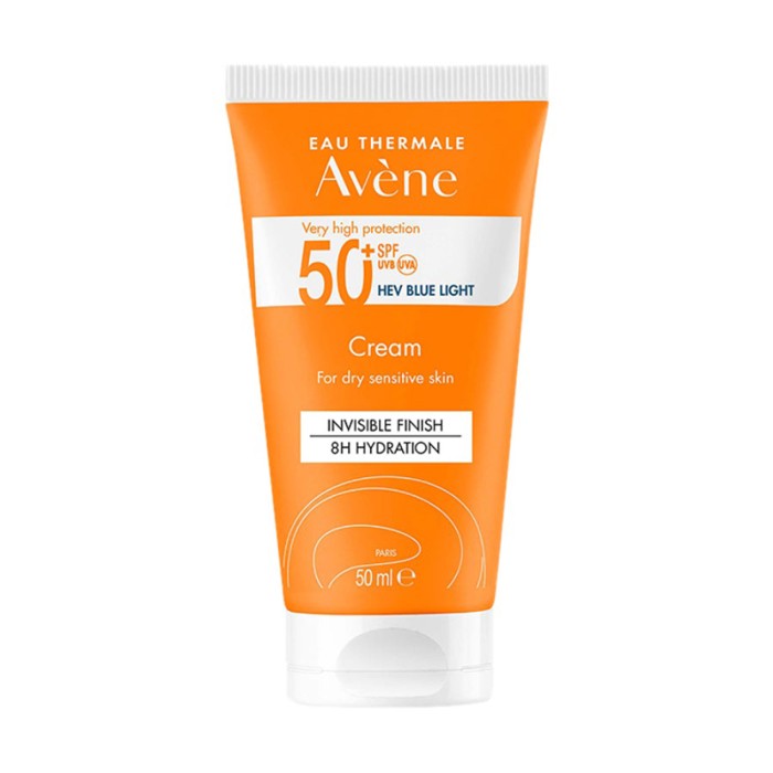 أفين كريم واقي شمس، SPF 50+، 50 مل، للوجه والحماية
