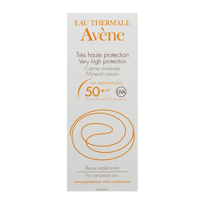 AVENE Very High Protection Mineral Cream SPF 50+ 50ml