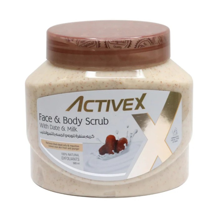 ActiveX Face & Body Scrub 500 ml Date & Milk