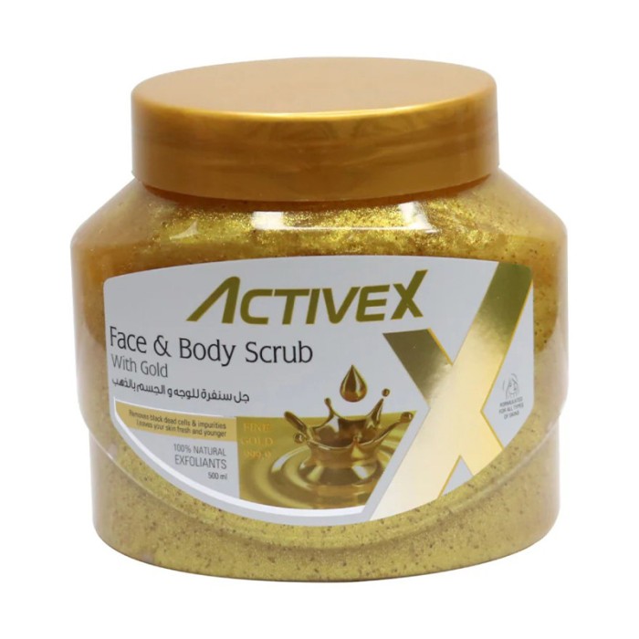 ActiveX Face & Body Scrub 500 ml Gold