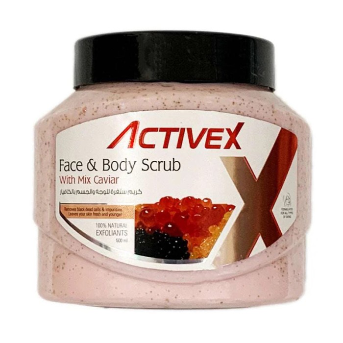 ActiveX Face & Body Scrub 500 ml Mix Caviar