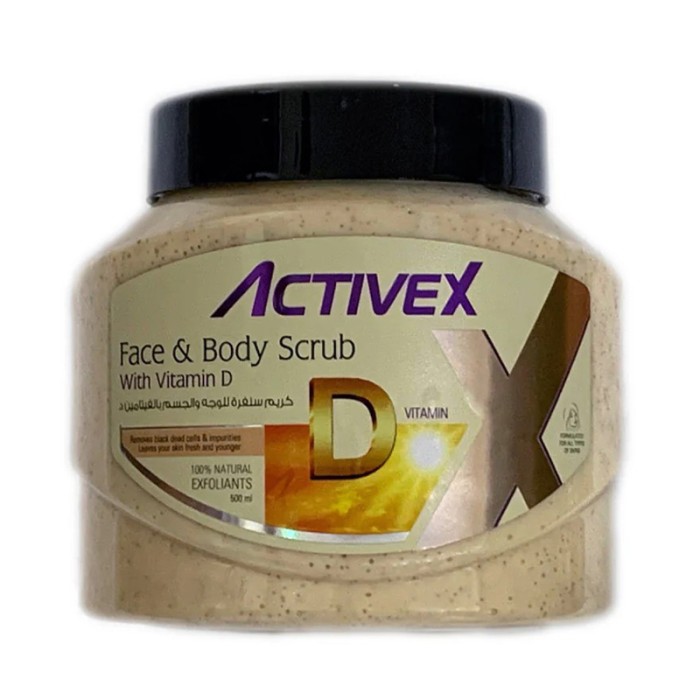 ActiveX Face & Body Scrub 500 ml Vitamin D