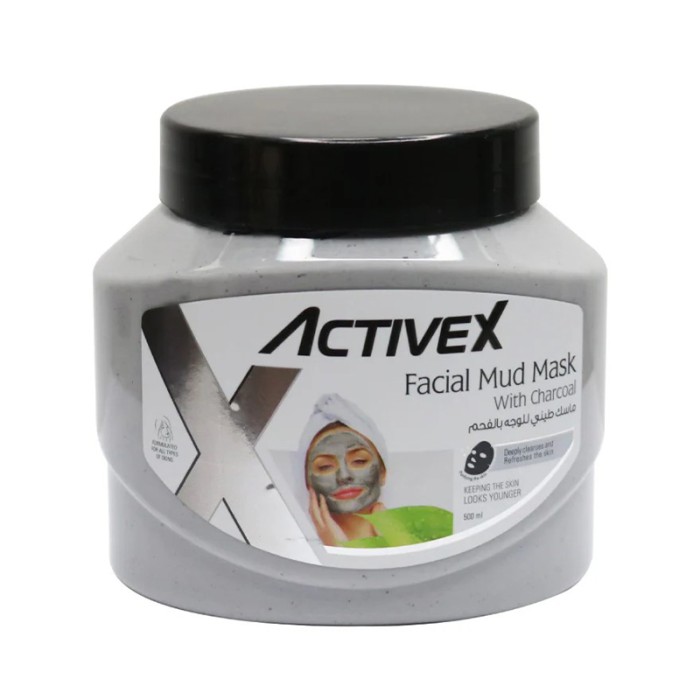 ActiveX Facial Mud Mask 500 ml Charcoal