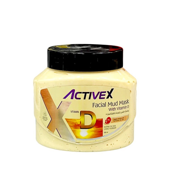 ActiveX Facial Mud Mask 500 ml Vitamen D