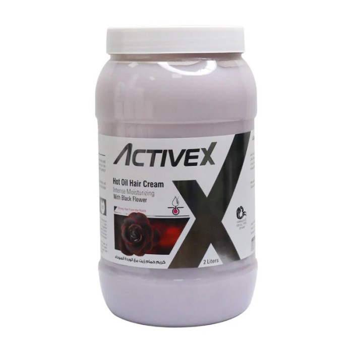 ActiveX Hot Oil Hair Cream 2 Ltr Black Flower
