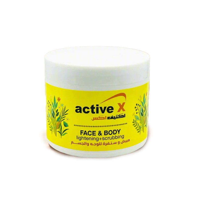 ActiveX Lightening and Scrubbing 500g Argan Oil & Niacinamide