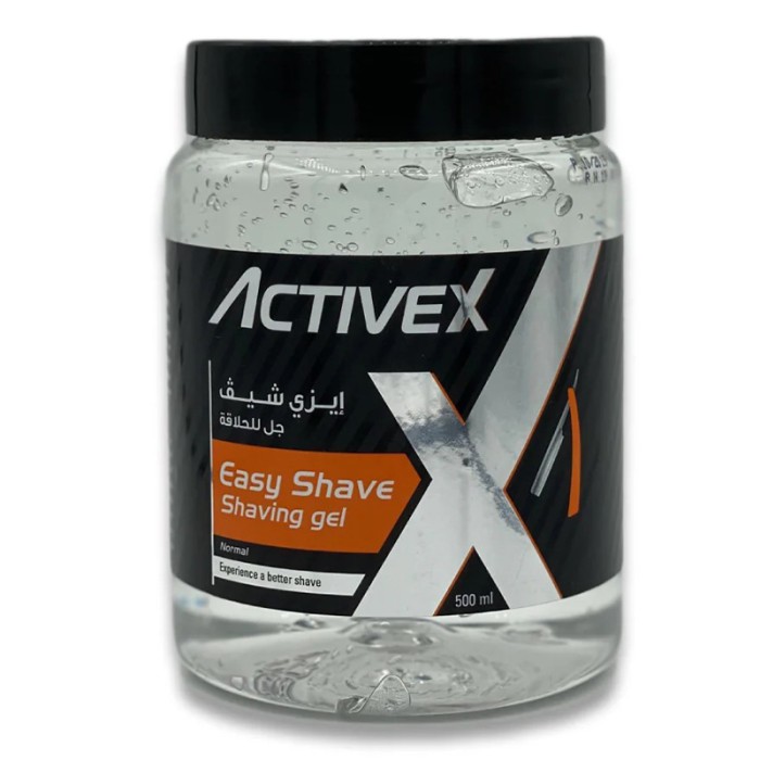 ActiveX Shaving Gel 500 ml Jar Normal