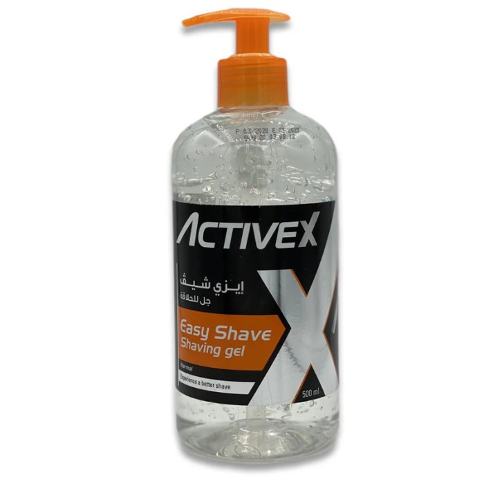 ActiveX Shaving Gel 500 ml Pump Normal