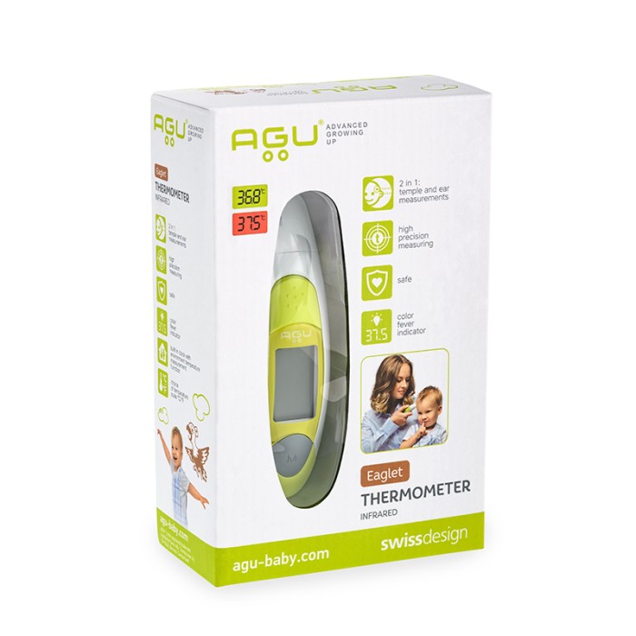 Agu Baby Infrared Thermometer Green/White
