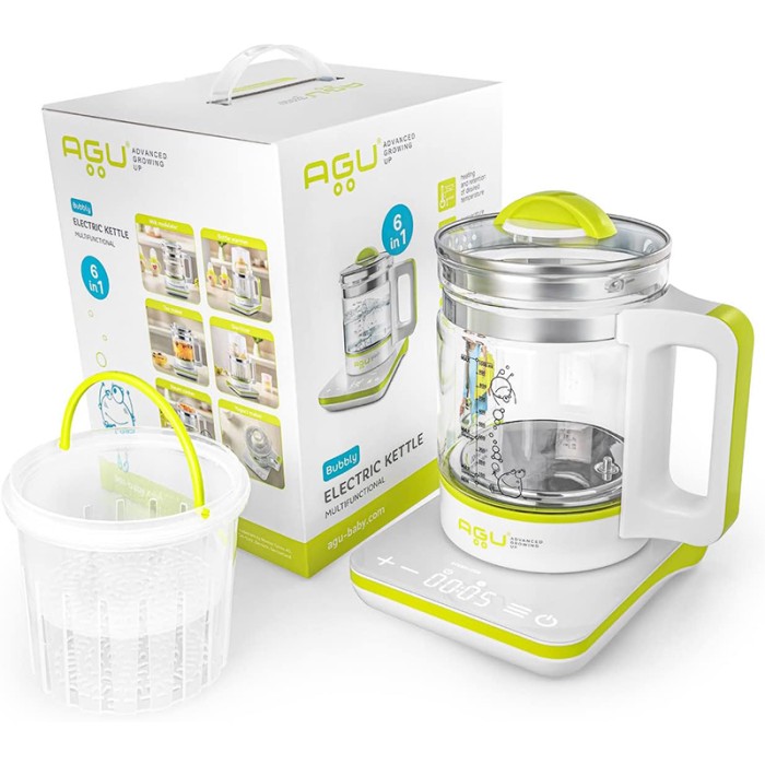 Agu Baby Multifunctional Electric Kettle Green/White