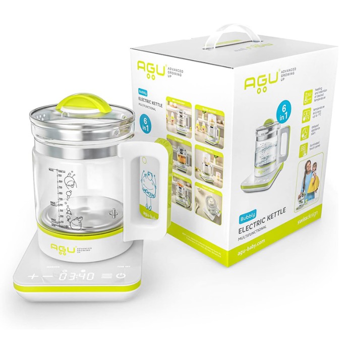 Agu Baby Multifunctional Electric Kettle Green/White