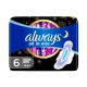 Always All in - 1 Ultra Thin, Night Sanitary Pads with Wings, 6 Count