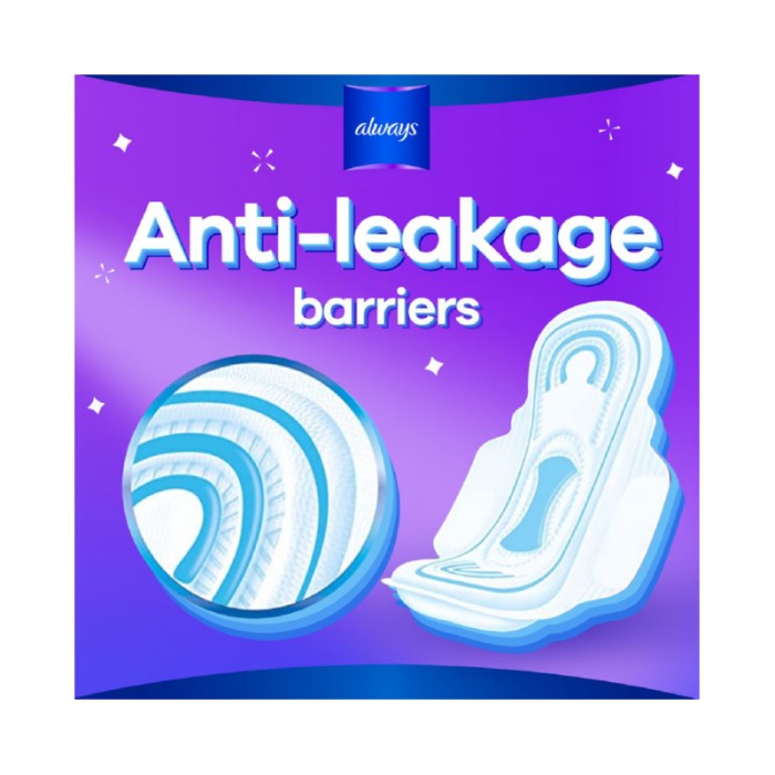 Always Clean & Dry Maxi Thick Large Sanitary Pads Wings 30pcs