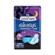Always Clean & Dry Maxi Thick, Night Sanitary Pads with Wings, 24 Count