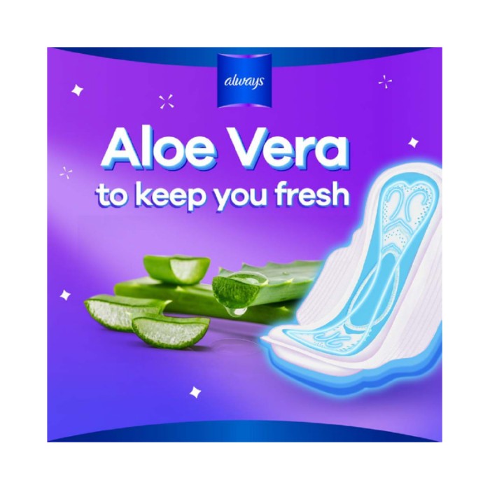 Always Cool & Dry, Maxi Thick, Large Sanitary Pads with Wings, 30 Pads