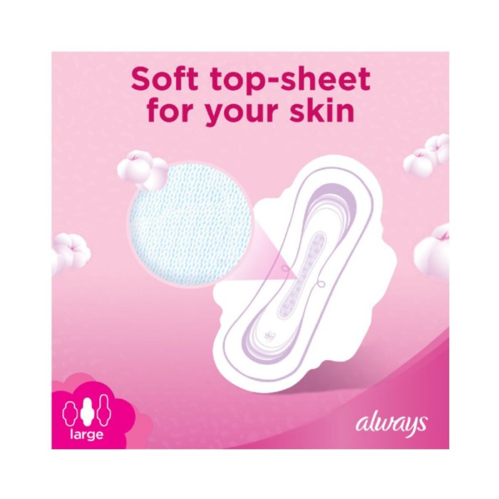 Always Cotton Soft Ultra Thin Large Sanitary Pads 16 Pads