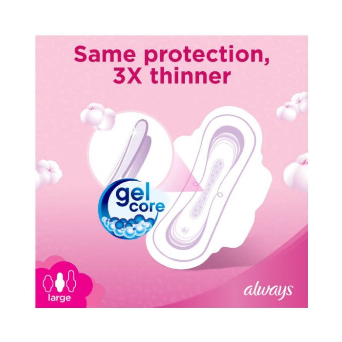 Always Cotton Soft Ultra Thin Large Sanitary Pads 16 Pads