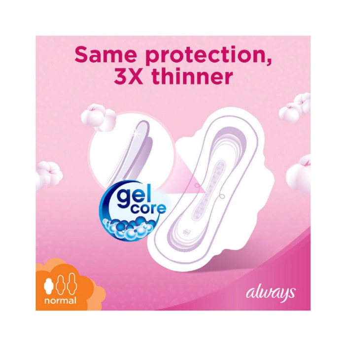 Always Cotton Soft Ultra Thin Normal Sanitary Pads With Wings 20 Pads