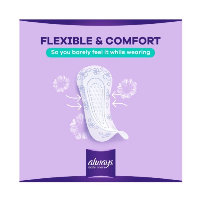 Always Daily Liners Comfort Protect Normal 40pcs Pack of 10