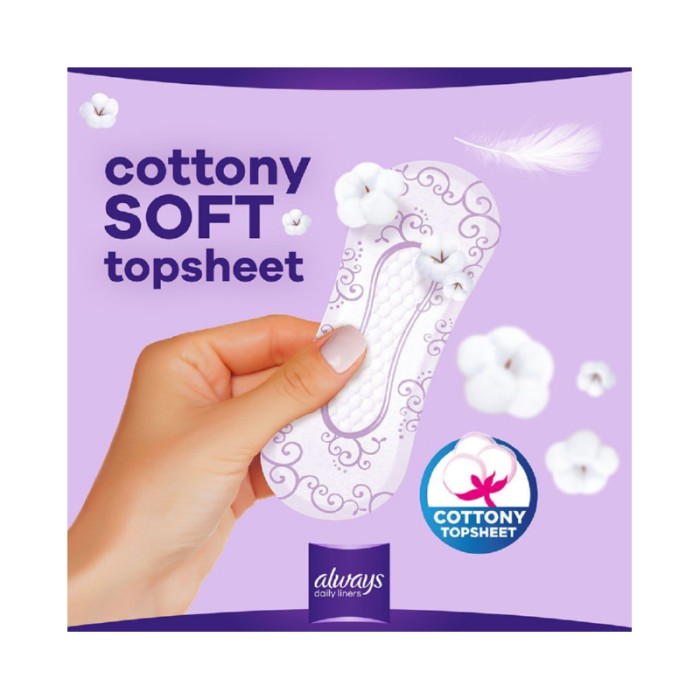 Always Daily Liners Extra Protect Pantyliners - Large - 48pcs