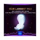 Always Dreamzz Pad Clean & Dry Maxi Thick, Night Long Sanitary Pads W/ Wings 7 Count