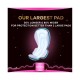 Always Dreamzz Pad Cotton Soft Maxi Thick, Night Long Sanitary Pads W/ Wings 20 Count
