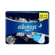 Always Dry & Comfort Night Sanitary Pads Large Dual Pack