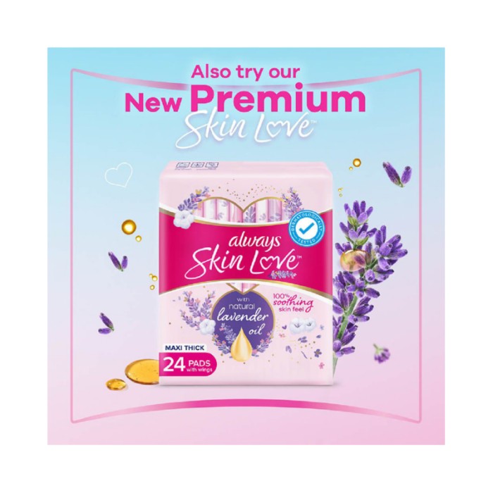Always Skin Love Thick Pads - Large - 60pcs