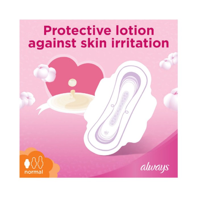 Always Ultra Cotton Soft Normal Sanitary Pads, 10 Count