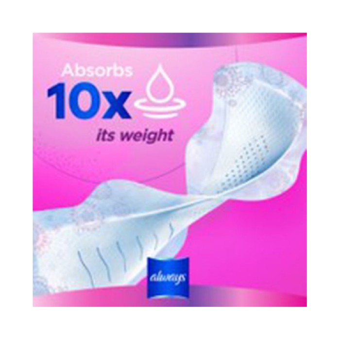 Always Ultra Flexfoam Diamond Sanitary Pads Large - 13pc