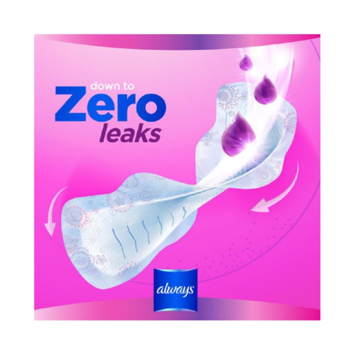 Always Ultra Flexfoam Diamond Sanitary Pads Large - 13pc