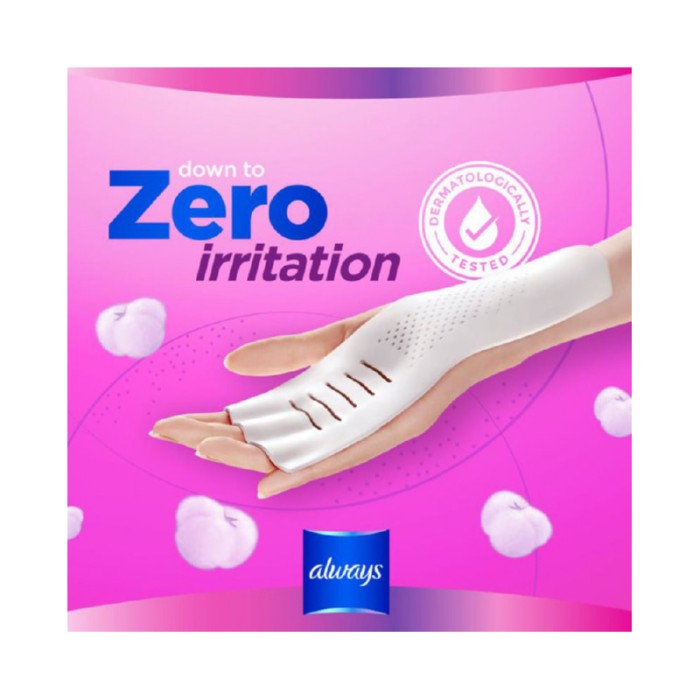 Always Ultra Flexfoam Diamond Sanitary Pads Large - 13pc