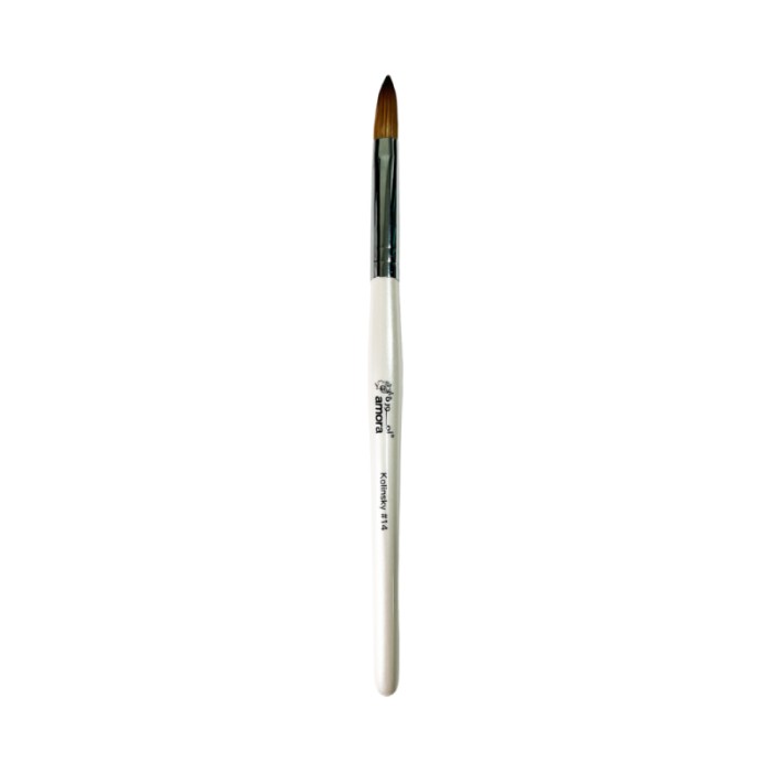 Amora 30% Kolisky Brush Wooden Handle Pearl - Size 14