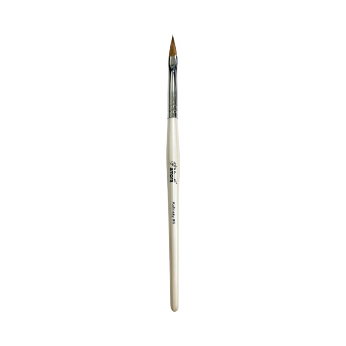 Amora 30% Kolisky Brush Wooden Handle Pearl - Size 6