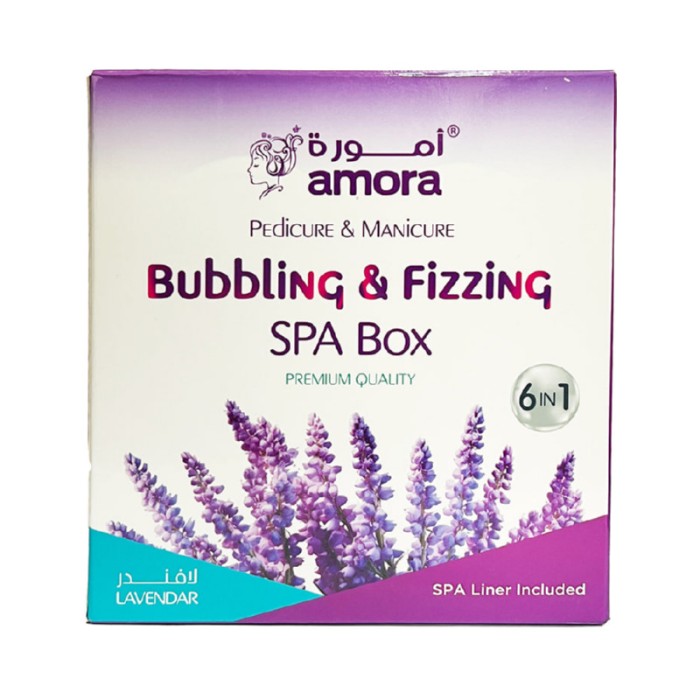 Amora Bubbling and Fizzing SPA Box 6 in 1 - Lavander