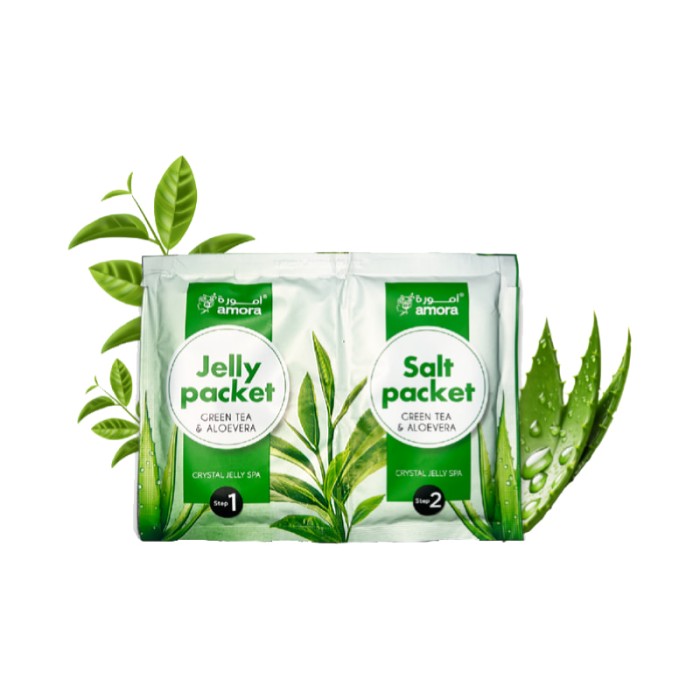 Amora Jelly Packet 2in1 - AloeVera & Green Tea